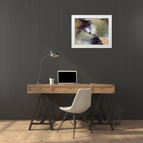 Faith White Modern Wood Framed Art Print by Bagnato, Judi