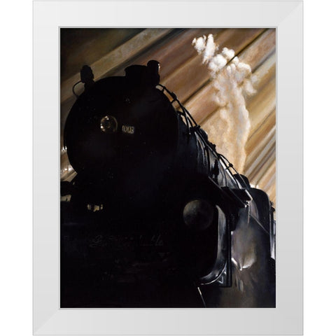 Power  White Modern Wood Framed Art Print by Gipe, L.