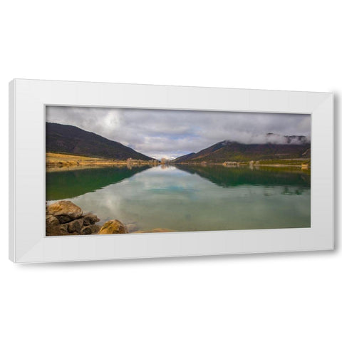 Rifle Gap White Modern Wood Framed Art Print by Linden, Sally