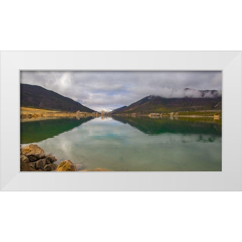 Rifle Gap White Modern Wood Framed Art Print by Linden, Sally