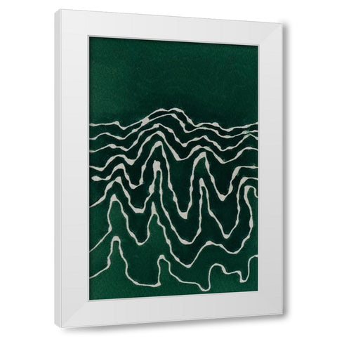 Greenlanscape White Modern Wood Framed Art Print by Van, Laura