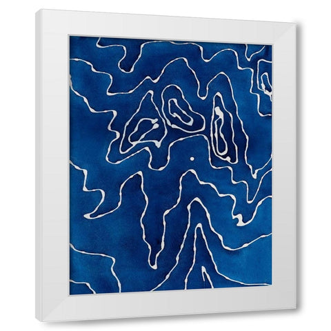What Do You See White Modern Wood Framed Art Print by Van, Laura