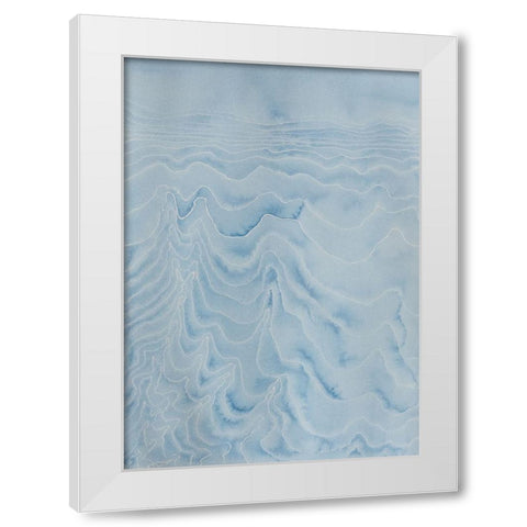 Cold Dreams White Modern Wood Framed Art Print by Van, Laura