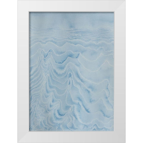 Cold Dreams White Modern Wood Framed Art Print by Van, Laura