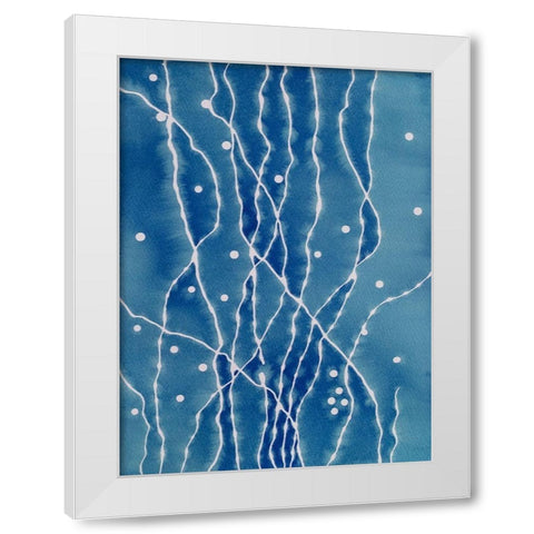 Seeing Thru White Modern Wood Framed Art Print by Van, Laura