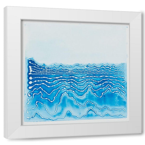 The River White Modern Wood Framed Art Print by Van, Laura