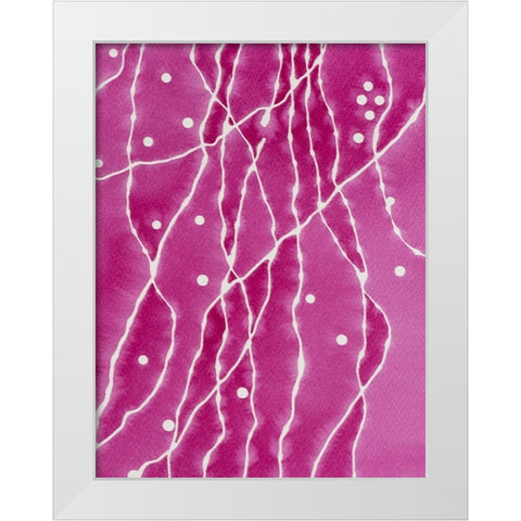 Our Body White Modern Wood Framed Art Print by Van, Laura
