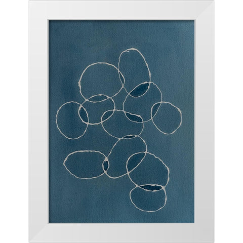 Intersection White Modern Wood Framed Art Print by Van, Laura