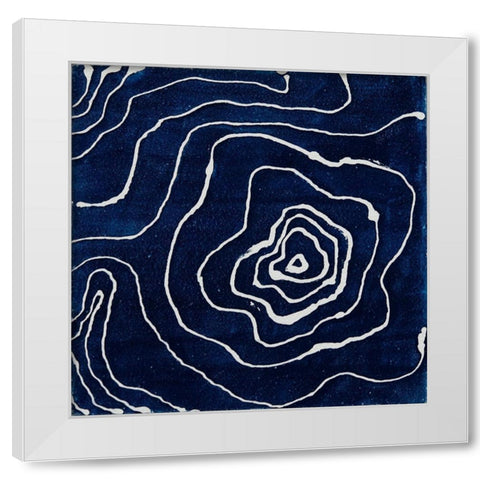 This Is The Place White Modern Wood Framed Art Print by Van, Laura