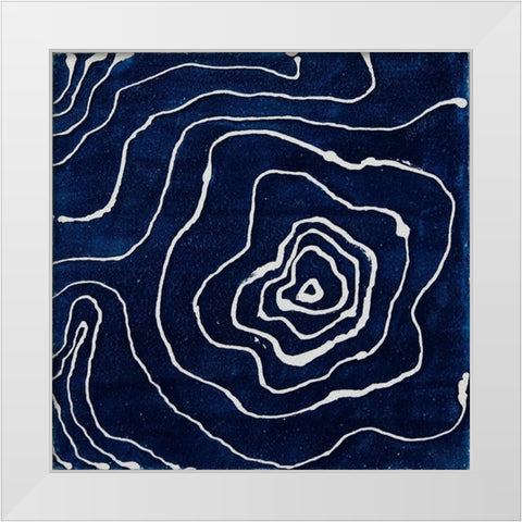 This Is The Place White Modern Wood Framed Art Print by Van, Laura