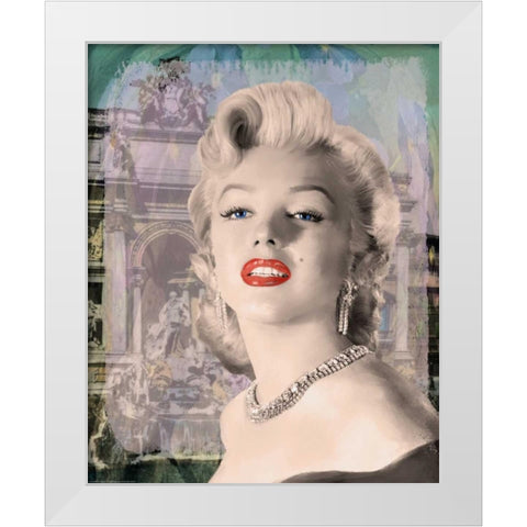 Girls Best Friend Trevi White Modern Wood Framed Art Print by Michaels, Jerry