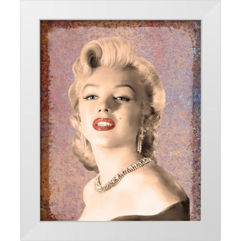 Girls Best Friend White Modern Wood Framed Art Print by Michaels, Jerry