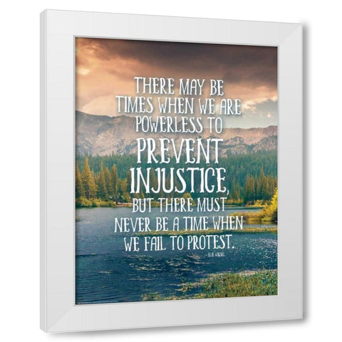 Quote 1 White Modern Wood Framed Art Print by Nobleworks, Inc.
