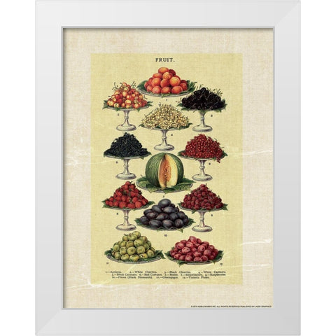 Beetons 1 White Modern Wood Framed Art Print by Nobleworks, Inc.