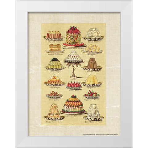 Beetons 3 White Modern Wood Framed Art Print by Nobleworks, Inc.