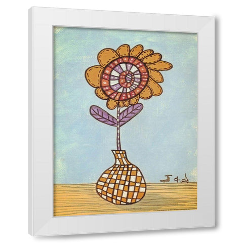 Kids Pix 1 White Modern Wood Framed Art Print by Nobleworks, Inc.