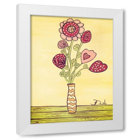 Kids Pix 2 White Modern Wood Framed Art Print by Nobleworks, Inc.