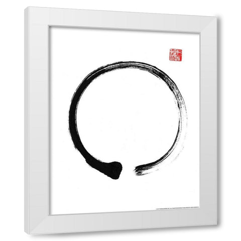 Zen 2 White Modern Wood Framed Art Print by Nobleworks, Inc.