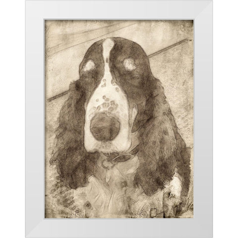 Dexter White Modern Wood Framed Art Print by Segal, Alan