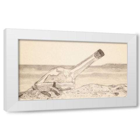 Looking For You White Modern Wood Framed Art Print by Segal, Alan