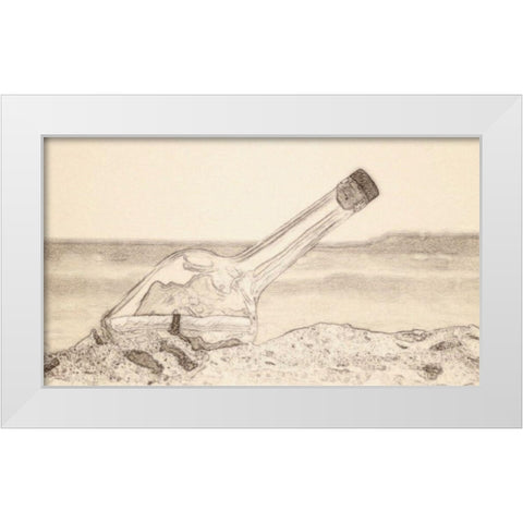 Looking For You White Modern Wood Framed Art Print by Segal, Alan