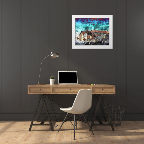 Warehouse White Modern Wood Framed Art Print by Khilnani, Rajiv