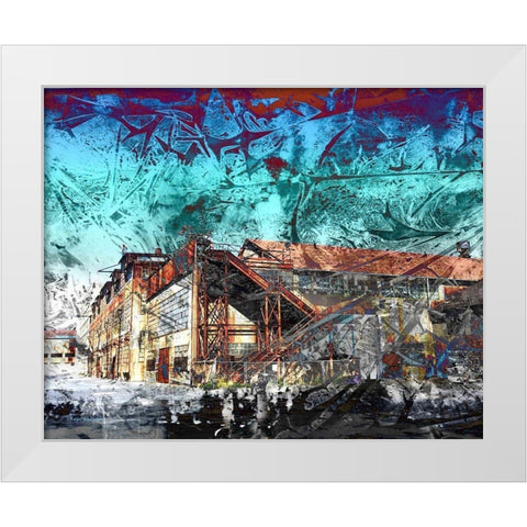 Warehouse White Modern Wood Framed Art Print by Khilnani, Rajiv