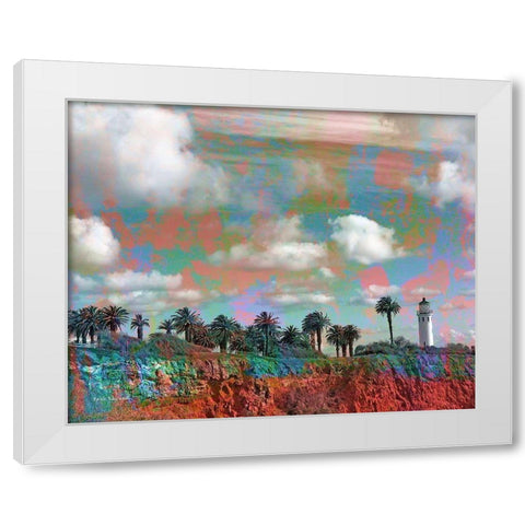 Light House White Modern Wood Framed Art Print by Khilnani, Rajiv