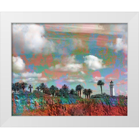 Light House White Modern Wood Framed Art Print by Khilnani, Rajiv