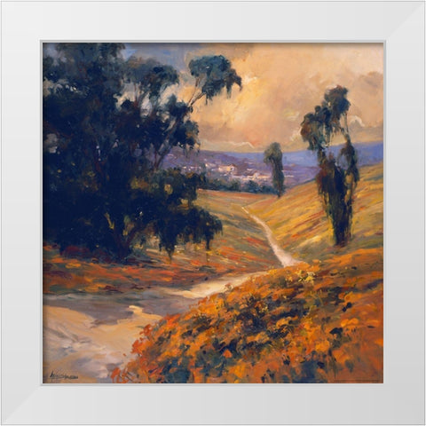 Afternoon 2 White Modern Wood Framed Art Print by Stevens, Allayn