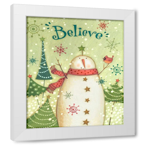 Believe 2 Nb White Modern Wood Framed Art Print by Eisner, Viv