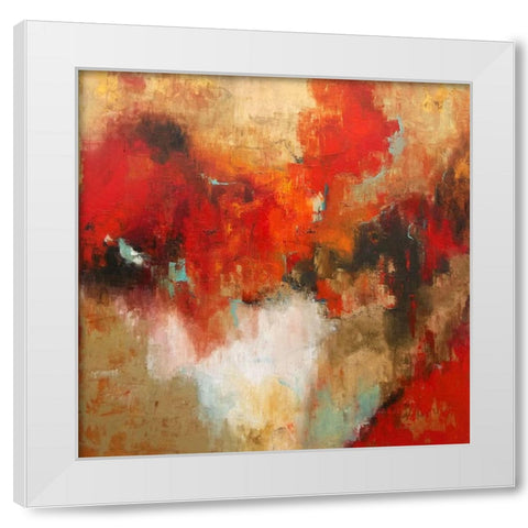 Angel White Modern Wood Framed Art Print by Herrera, Leticia