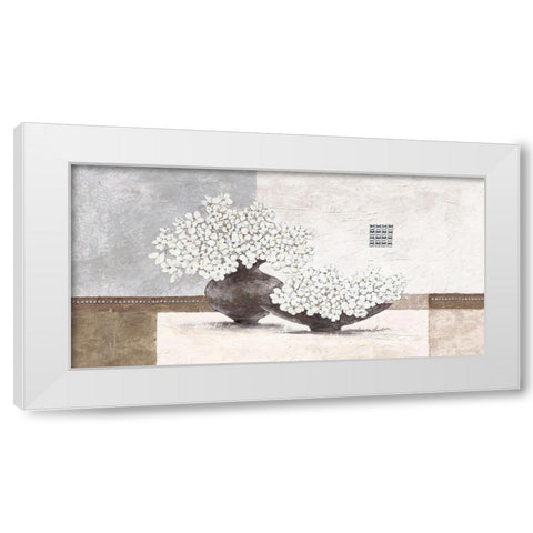 Diamonds and Pearls White Modern Wood Framed Art Print by Ancilotti, Claudia