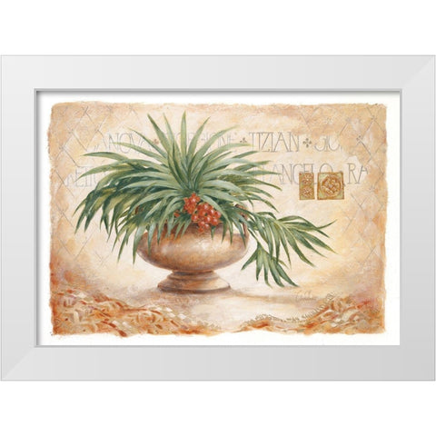 Tizian White Modern Wood Framed Art Print by Ancilotti, Claudia