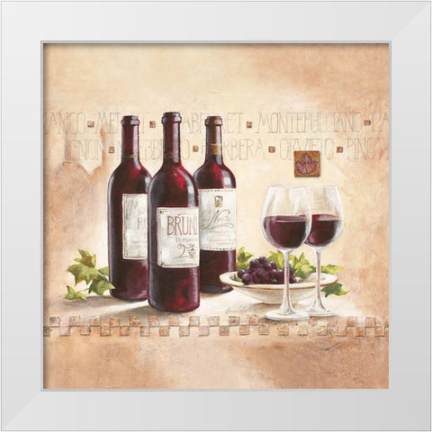 Montepulciano White Modern Wood Framed Art Print by Ancilotti, Claudia