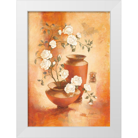 Bella Bianca White Modern Wood Framed Art Print by Ancilotti, Claudia