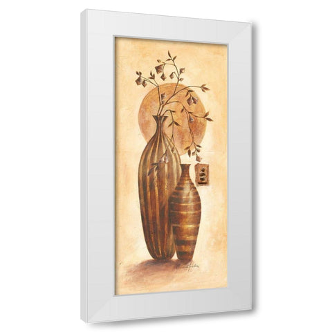 Montefalco White Modern Wood Framed Art Print by Ancilotti, Claudia
