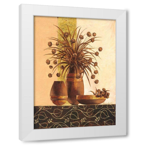 Montisoni White Modern Wood Framed Art Print by Ancilotti, Claudia