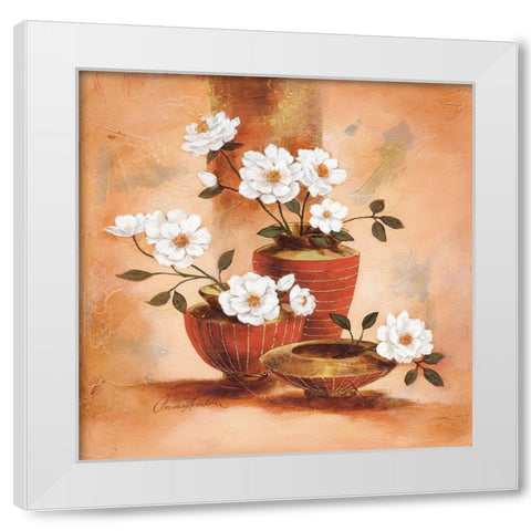 Emanuele White Modern Wood Framed Art Print by Ancilotti, Claudia