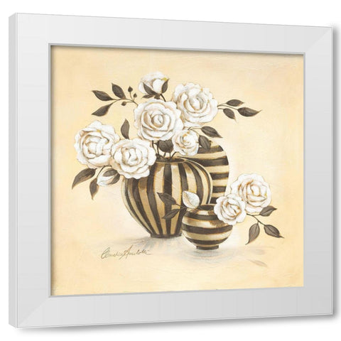 Palermo White Modern Wood Framed Art Print by Ancilotti, Claudia