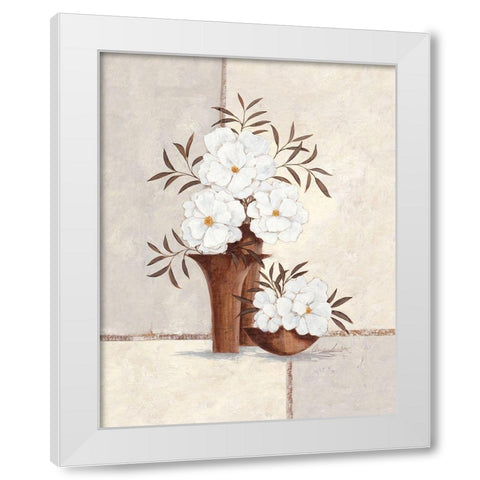 Vintage Style White Modern Wood Framed Art Print by Ancilotti, Claudia