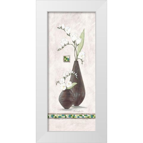 Secret Garden I White Modern Wood Framed Art Print by Ancilotti, Claudia