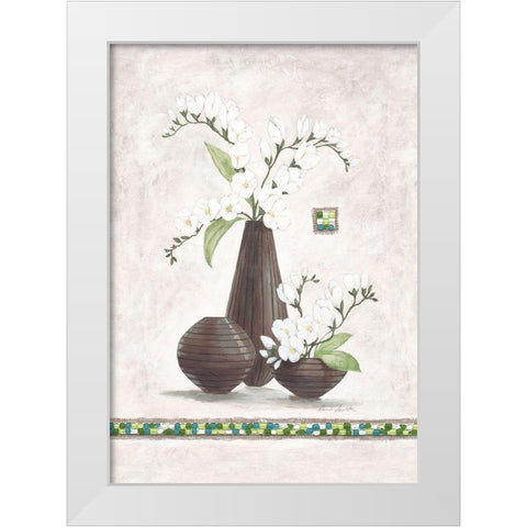 Secret Garden II White Modern Wood Framed Art Print by Ancilotti, Claudia