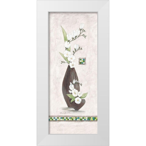 Secret Garden III White Modern Wood Framed Art Print by Ancilotti, Claudia