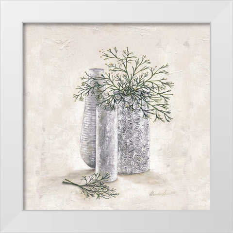 Valverde White Modern Wood Framed Art Print by Ancilotti, Claudia