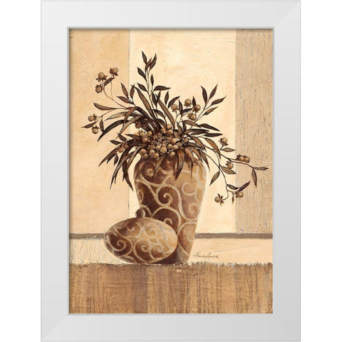 Kairo White Modern Wood Framed Art Print by Ancilotti, Claudia