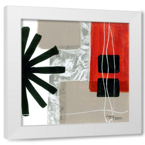 Construction Zone 2 White Modern Wood Framed Art Print by Kikani, Umang