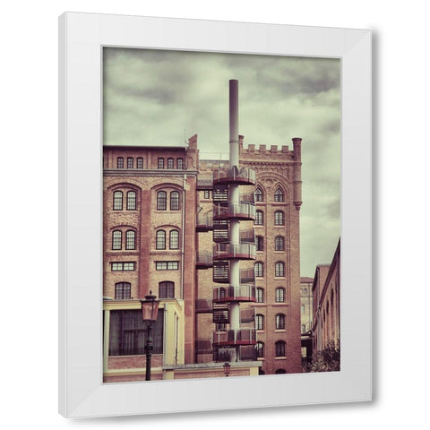 FORGOTTEN INDUSTRIES I White Modern Wood Framed Art Print by Carlier, Dick