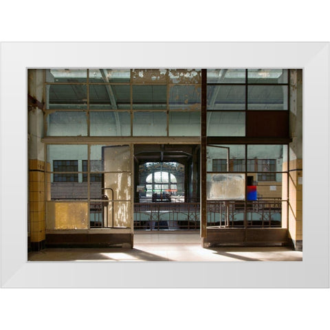 FORGOTTEN INDUSTRIES II White Modern Wood Framed Art Print by Carlier, Dick