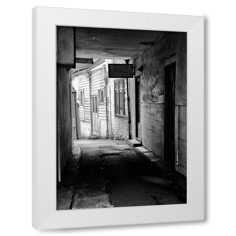 RUN-DOWN BUILDINGS II White Modern Wood Framed Art Print by Carlier, Dick